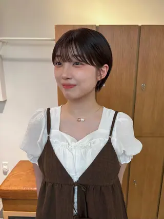 ショート カラー aiko【艶カラー ・ミニモ年内で終了】のヘアスタイル