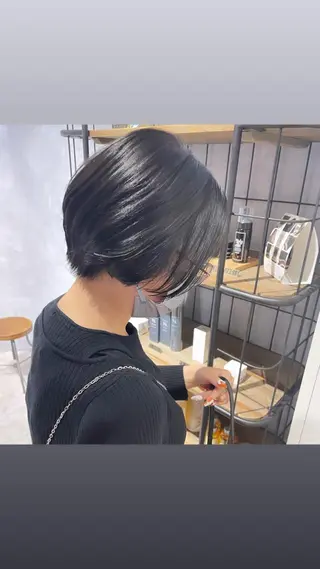 ショート Hui.所属・縮毛矯正・髪質改善 特化 出納 直起のヘアスタイル