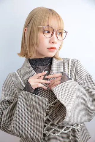 ショート 江田 智沙穂のヘアスタイル