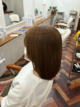 ミディアム ヘアアンドメイクアップmopa所属・mopa yuiのヘアスタイル