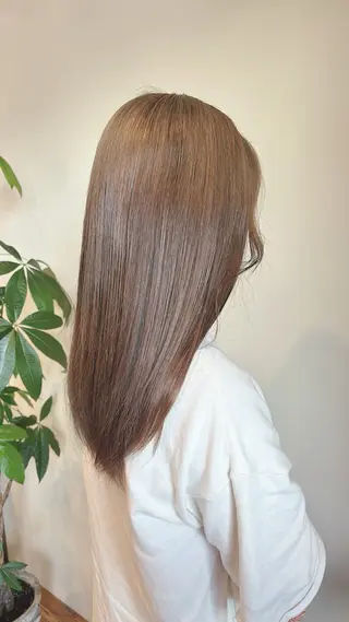 ロング カラー 小島 千夏のヘアスタイル