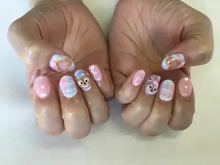 ネイル 💎🐰 saki. m 🐰💎のネイルデザイン