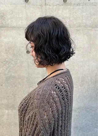 ショート パーマ ボブ／パーマ指名 No. 1🍃れんとのヘアスタイル