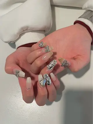 ネイル 0203ムニムサン 💙Harukaのネイルデザイン