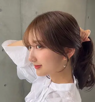 セミロング カラー 🌫️大人韓国ヘア 🌫️naoyaのヘアスタイル