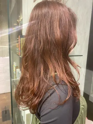 ロング カラー ROBBY所属・松井美樹/似合わせ ガーリー・韓国のヘアスタイル