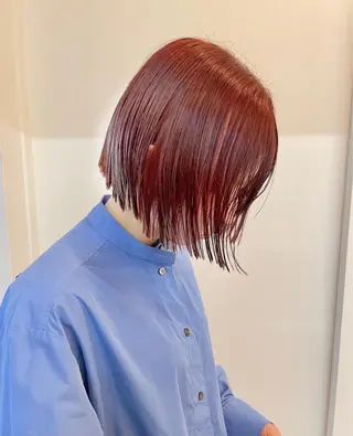 ショート カラー 髪質改善/縮毛矯正/ 透明感カラーYUMAのヘアスタイル