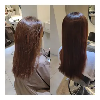 ロング 矢沢 真のヘアスタイル