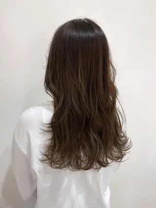 ロング 富永 美玖のヘアスタイル