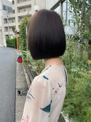 ショート masa/ボブ特化/ ぷつっとボブのヘアスタイル
