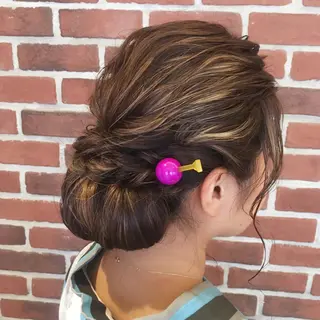 ヘアアレンジ さかい なつみのヘアスタイル