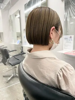 ショート ヘアアレンジ ボブ/ミニボブ/ 立河今日子のヘアスタイル