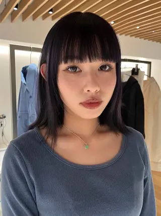 ミディアム 片山 椋馬のヘアスタイル