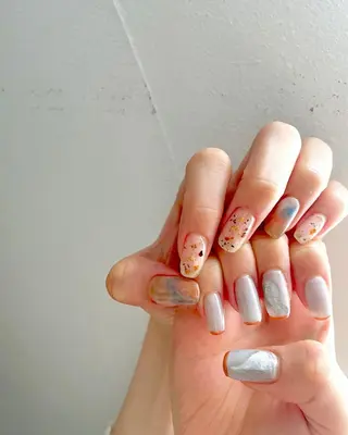 ネイル 甲府市徳行 🧸prunelleのネイルデザイン