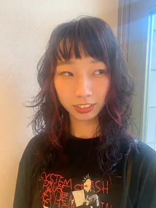 カラー Aya/四条烏丸/ インナーカラーのヘアスタイル