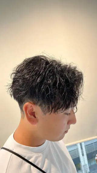 ショート パーマ メンズ 🏆メンズヘア特化 🥇代表りんぺーのヘアスタイル