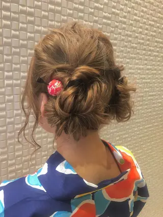 ヘアアレンジ scene.池袋所属・scene. haraのヘアスタイル