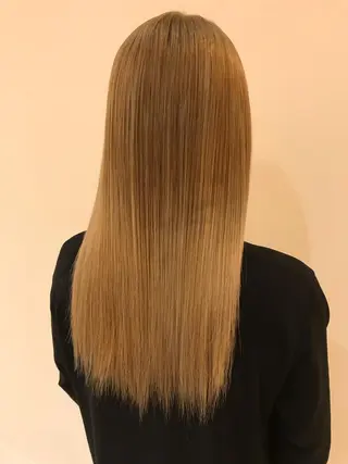 ロング カラー シールエクステ⭐️ オオミタクヤのヘアスタイル