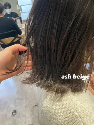 ミディアム カラー パーマ 🌿AMANE🌿 sakiのヘアスタイル