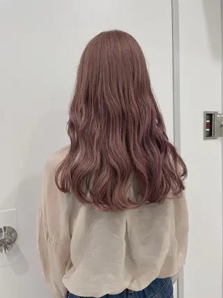 ロング カラー ヘアアレンジ 🪞韓国🤍大人っぽ 艶髪🤍FRUITSのヘアスタイル