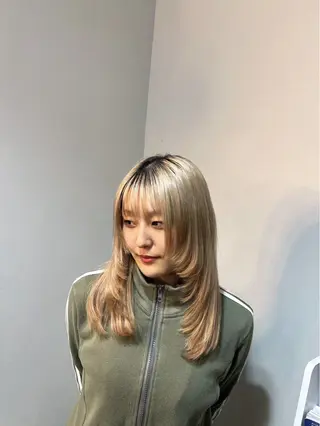 セミロング Archi所属・ホソカワ リオンのヘアスタイル