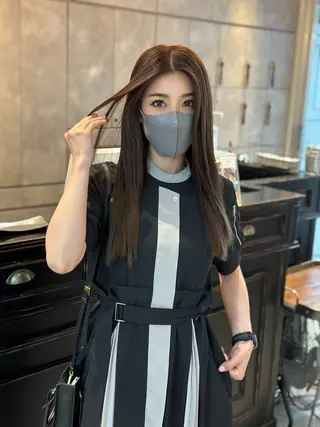 ロング カラー BRAIDS💎愛子 大人ハイライト💎のヘアスタイル