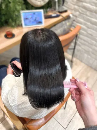 ミディアム 韓国レイヤー 暖色カラー/さくらのヘアスタイル