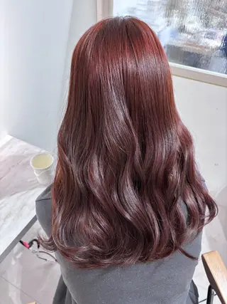 ロング カラー 瀬戸 杏珠のヘアスタイル