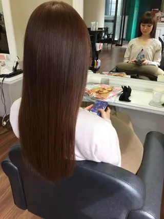 ミディアム セミロング ロング カラー 成松 勇治のヘアスタイル