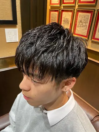 ミディアム メンズ UNTRACE -BARBER SHOP- 東池袋店所属・渡辺 康太のヘアスタイル