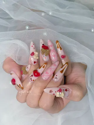 ネイル 長さ出し専門 nynaのネイルデザイン