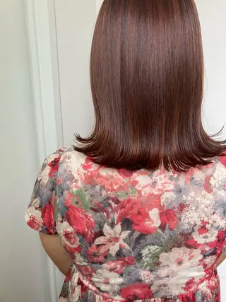 ミディアム カラー 小木曽智美 /ボブ/ショートのヘアスタイル