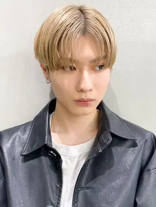 メンズ カラー特化⭐️透明感 ダブルカラー/近澤のヘアスタイル