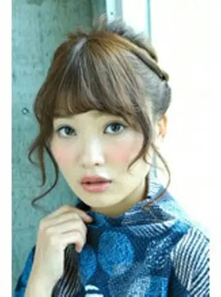 ヘアアレンジ 田辺 侑未のヘアスタイル