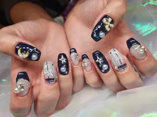 ネイル 💜bora .のネイルデザイン