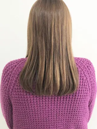 ミディアム カラー お洒落パーマ/ 艶カラー/michiのヘアスタイル