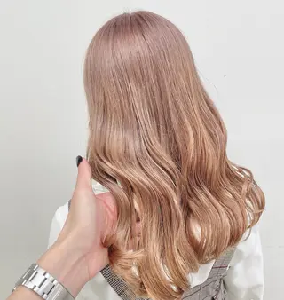 ロング カラー 💗韓国暖色ヘア NO.1💗🪽のヘアスタイル