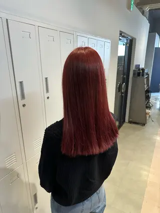 セミロング カラー 🌟艶髪ブリーチ髪質 改善🌟shunmaのヘアスタイル