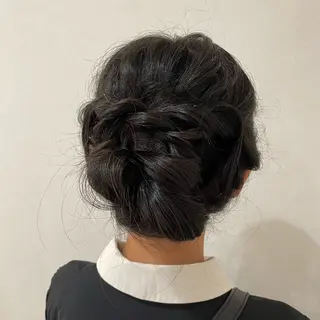 ヘアアレンジ 平 真亜里のヘアスタイル