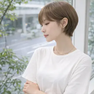 ショート カラー Agu hair rojet 松本桐店【アグ ヘアー ロジェット】所属・一ノ瀬 暁のヘアスタイル