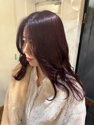 セミロング カラー HOMIE TOKYO所属・sora / 渋谷 / ハイトーンのヘアスタイル