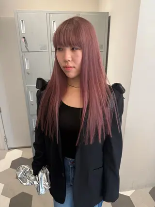 ロング カラー ブリーチ/アレンジ 天満/chihiroのヘアスタイル