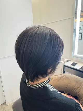 ショート 周 静のヘアスタイル