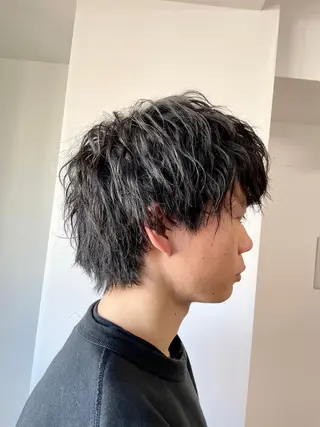 ショート パーマ メンズ 🌙19時以降通える メンズ専門 コーダイのヘアスタイル