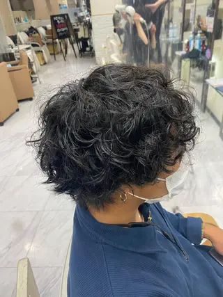 パーマ メンズ 🌴パーマオタク🌴 長谷川　諒佑🌈のヘアスタイル