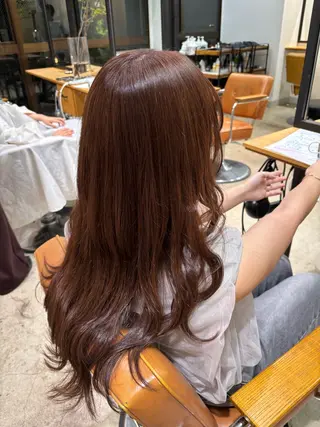 ロング カラー sion karin୨୧˙˳⋆のヘアスタイル