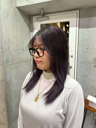 ミディアム カラー レイヤー/ブロンド 透明感カラー/ヒロトのヘアスタイル