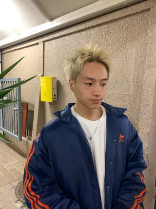 ショート カラー メンズ LOuNICA/銀座 RYUNOSUKEのヘアスタイル