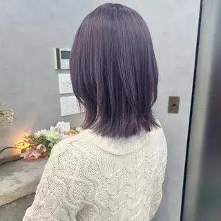 ミディアム カラー 暖色カラー/ブリーチ 🎀オビツメイ🎀のヘアスタイル