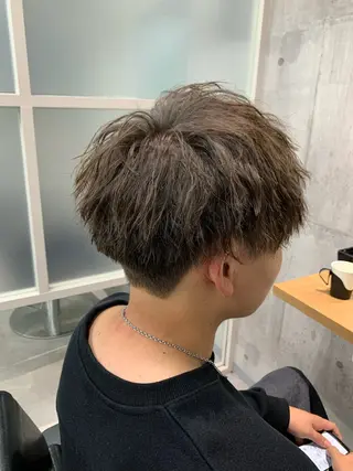 ショート パーマ メンズ La fith hair bath ラフィスヘアーバース所属・御坂 (ミサカ)のヘアスタイル